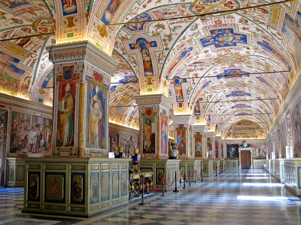 Inside a Vatican museum